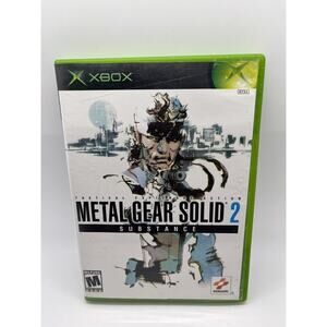 Metal Gear Solid 2: Substance Original XBOX Complete - TESTED